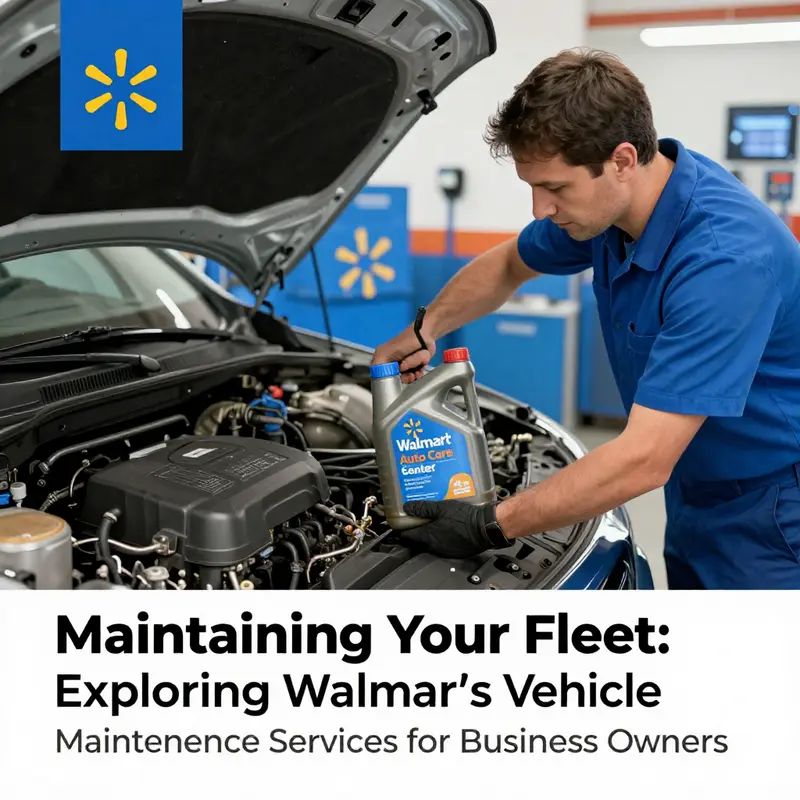 Walmart Auto Care Center: A hub for efficient vehicle maintenance services.