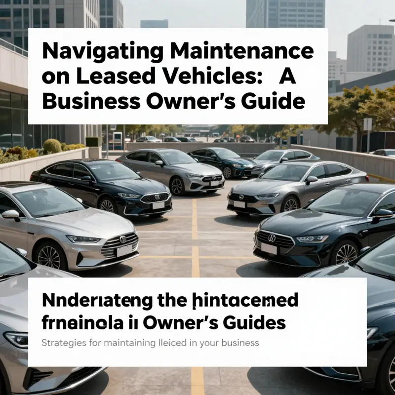 A collection of leased vehicles showcasing a modern business environment.