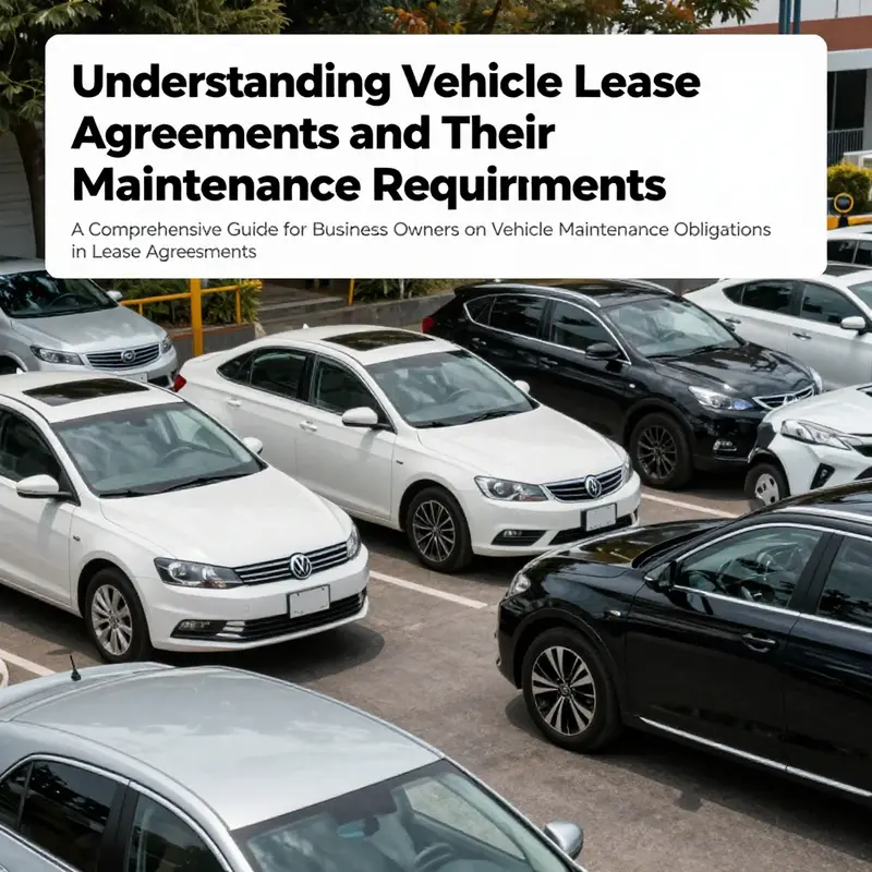 A row of leased vehicles parked neatly, illustrating successful vehicle management.