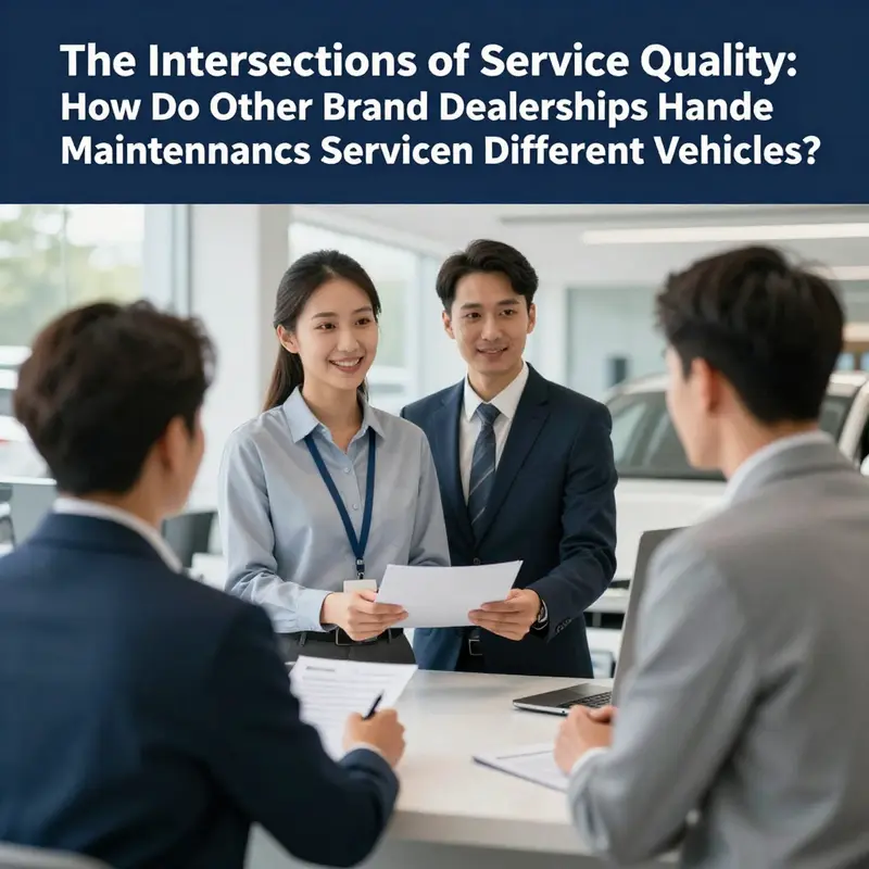 An overview of brand-specific dealerships and their maintenance practices for various vehicles.