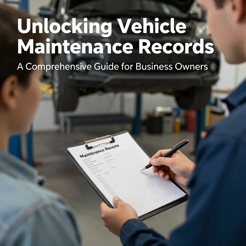 Accessing vehicle maintenance records through a third-party app.