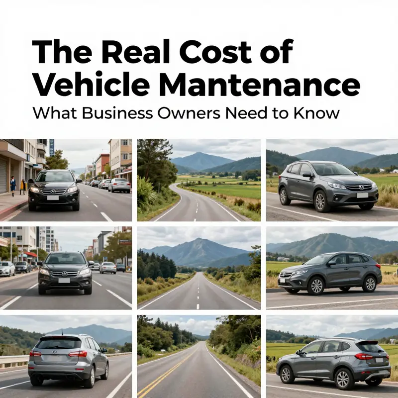 A breakdown of typical annual vehicle maintenance costs for business owners.