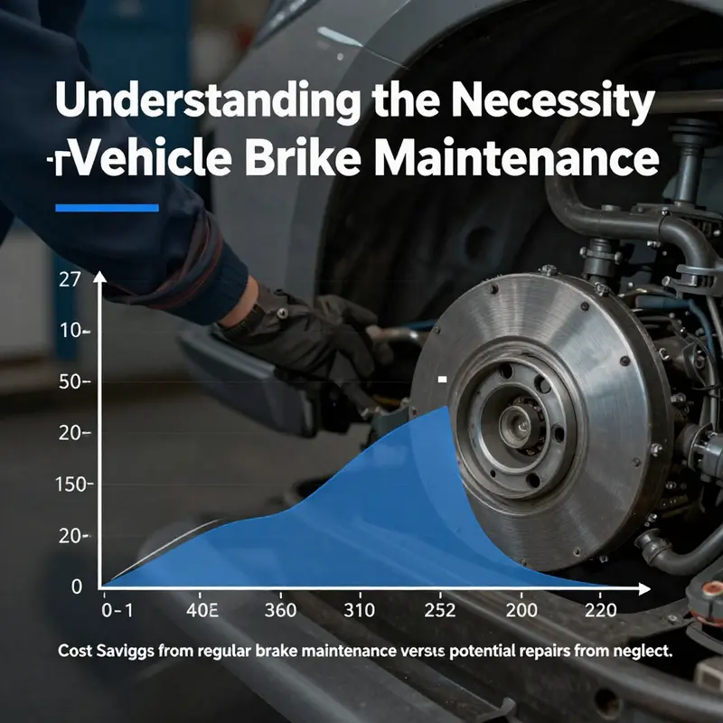 The close-up view of a brake system highlights the importance of regular maintenance.