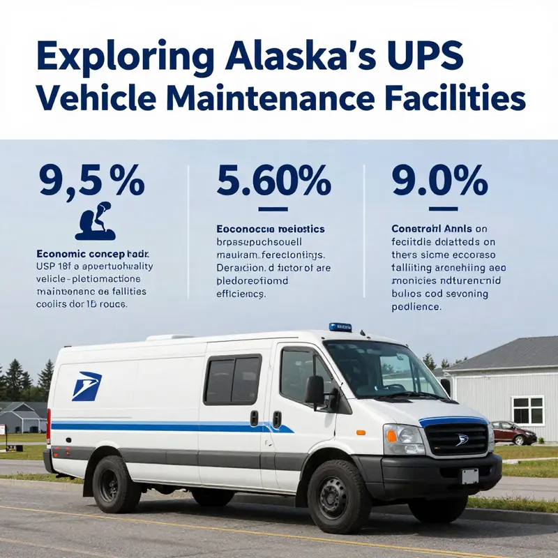 The exterior of Alaska’s USPS Vehicle Maintenance Facility in Anchorage, a vital hub for postal operations.