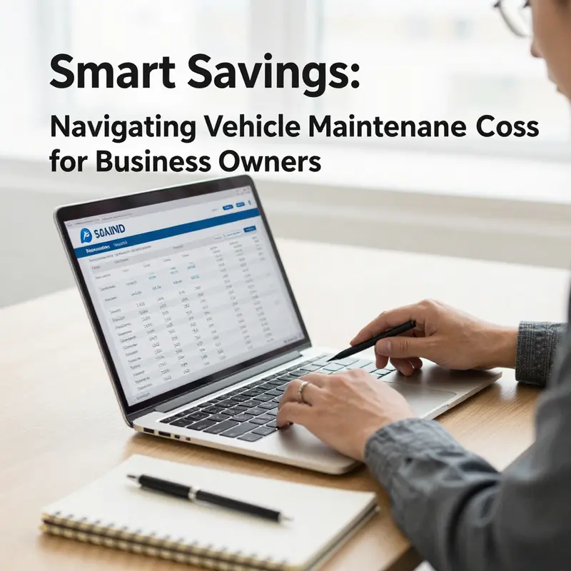 Annual vehicle maintenance costs across different categories.