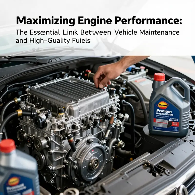 A mechanic demonstrating the essential role of maintenance in optimizing fuel efficiency.