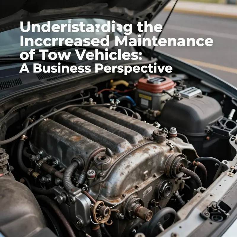 Significant engine wear due to towing demands.