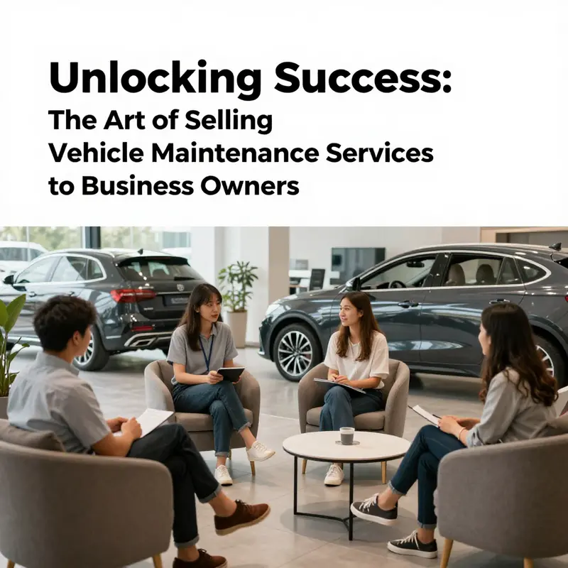 A meaningful exchange between a business owner and service advisor, focusing on tailored maintenance solutions.