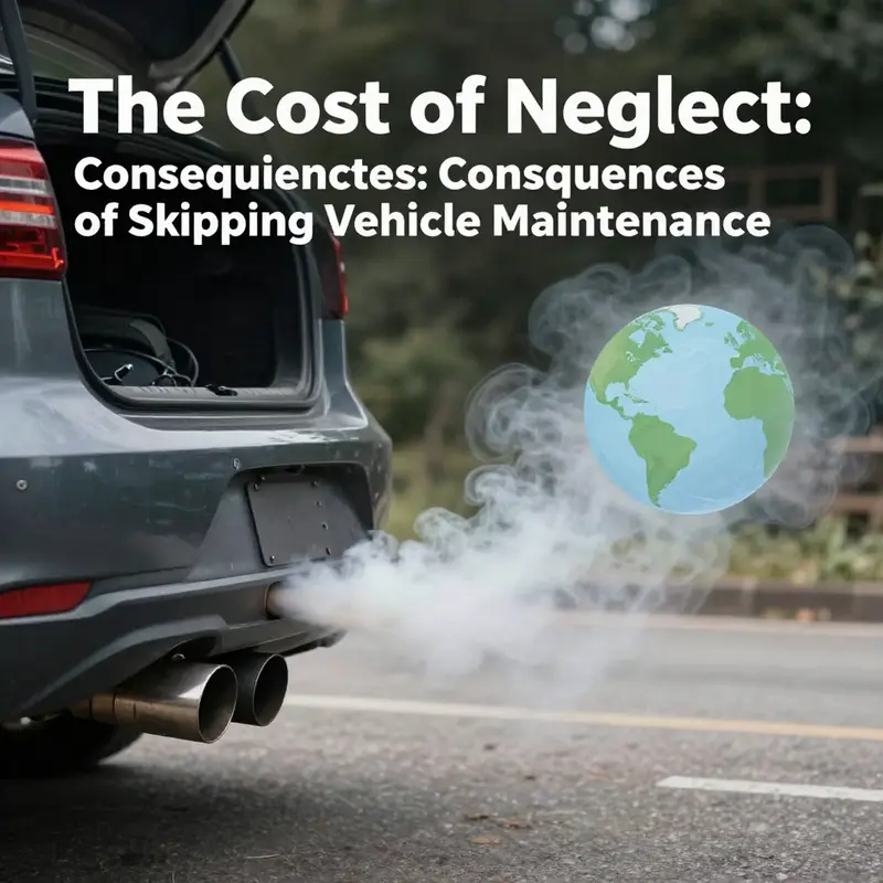 The negative impact of neglecting engine oil changes and air filters on vehicle performance.