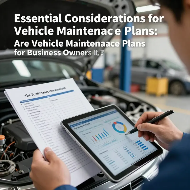 A business owner reviews maintenance plans to assess their value against potential repair costs.