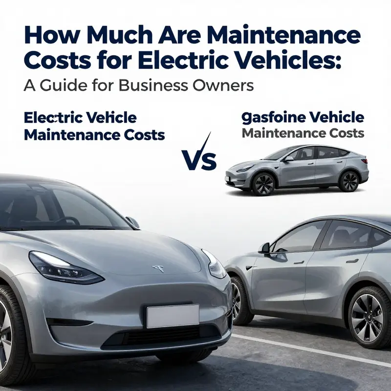 A comparison of maintenance costs that illustrates the factors leading to lower expenses for electric vehicles.