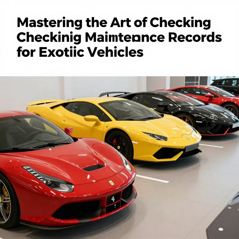 A lineup of exotic cars displayed in a luxury showroom, emphasizing the significance of proper maintenance.