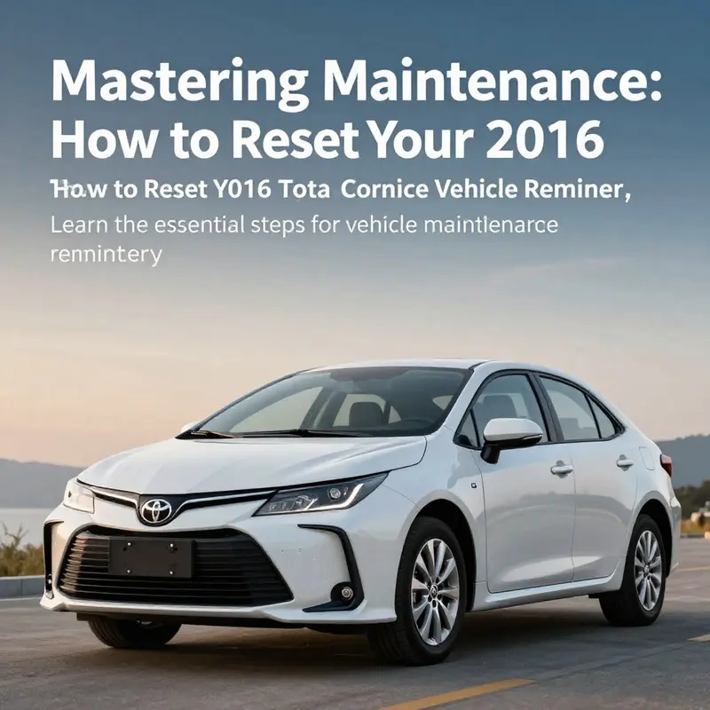 A 2016 Toyota Corolla parked in a serene location, illustrating business reliability.