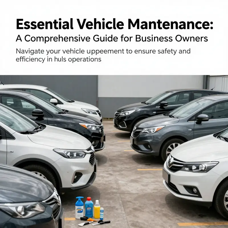 A well-managed fleet of vehicles parked in a professional environment, highlighting the need for regular vehicle maintenance.