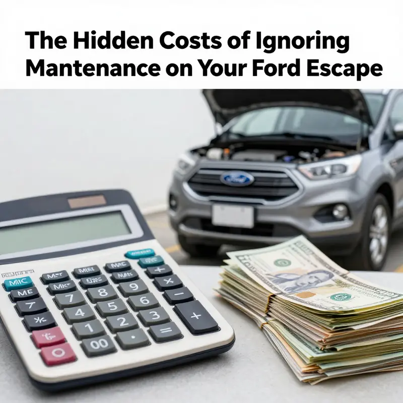 A mechanic highlights the risks associated with ignoring maintenance on the Ford Escape.