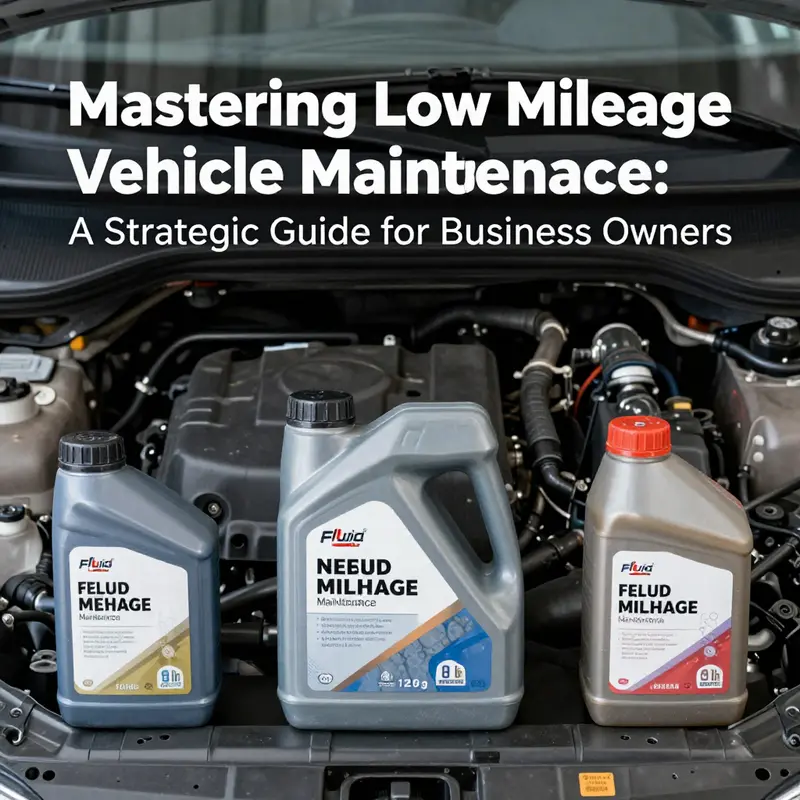 A mechanic ensuring the optimal performance of a low mileage vehicle through timely oil change.