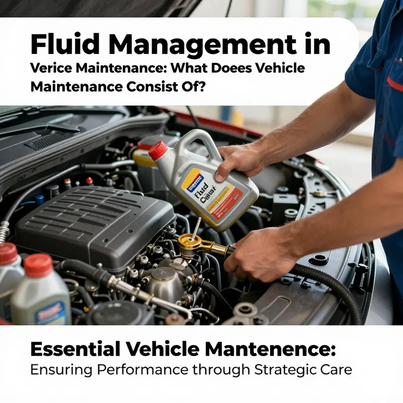Mechanic ensuring proper fluid levels for optimal engine performance.
