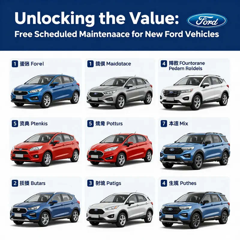 Overview of Ford’s free scheduled maintenance offering for new vehicle purchases.