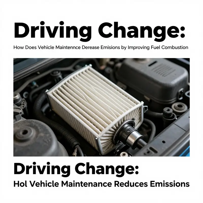 Regular engine maintenance ensures maximum efficiency and reduced emissions.