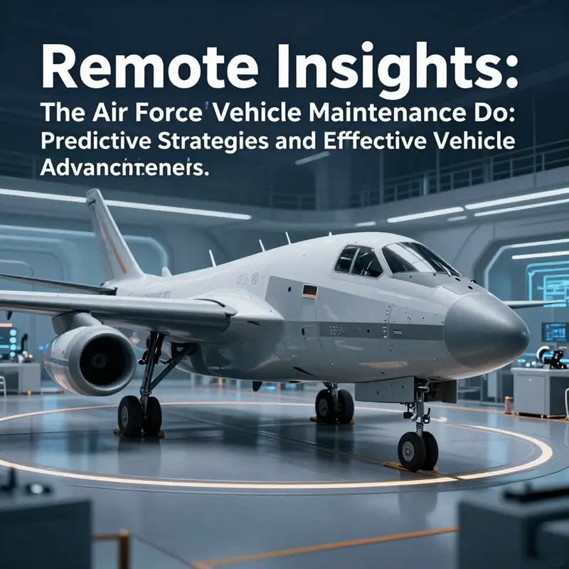 Maintenance personnel utilizing advanced technology to oversee vehicle health and performance.