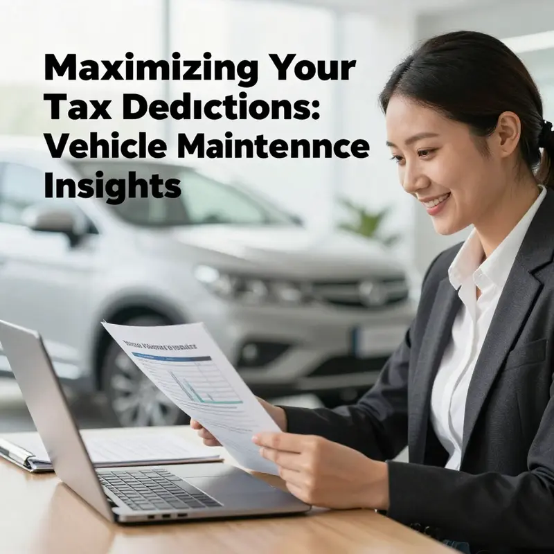 Mechanic performing maintenance, illustrating the connection to deductible vehicle expenses.