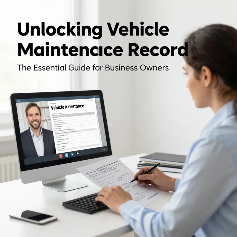 A user interacts with a third-party platform to access vehicle maintenance records conveniently via mobile.