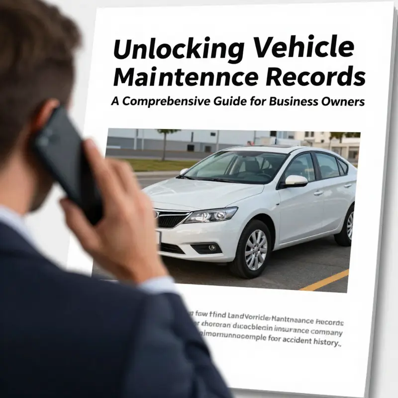 Accessing vehicle maintenance records through a third-party app.