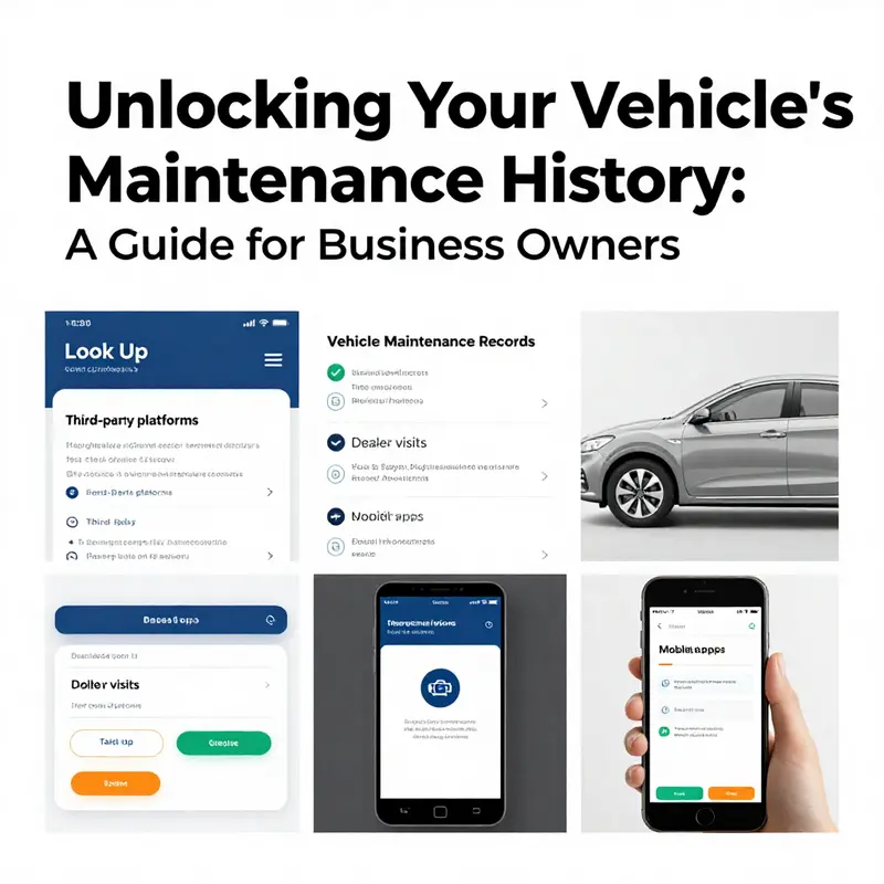 Exploring third-party platforms offers a quick way to access vehicle maintenance records.