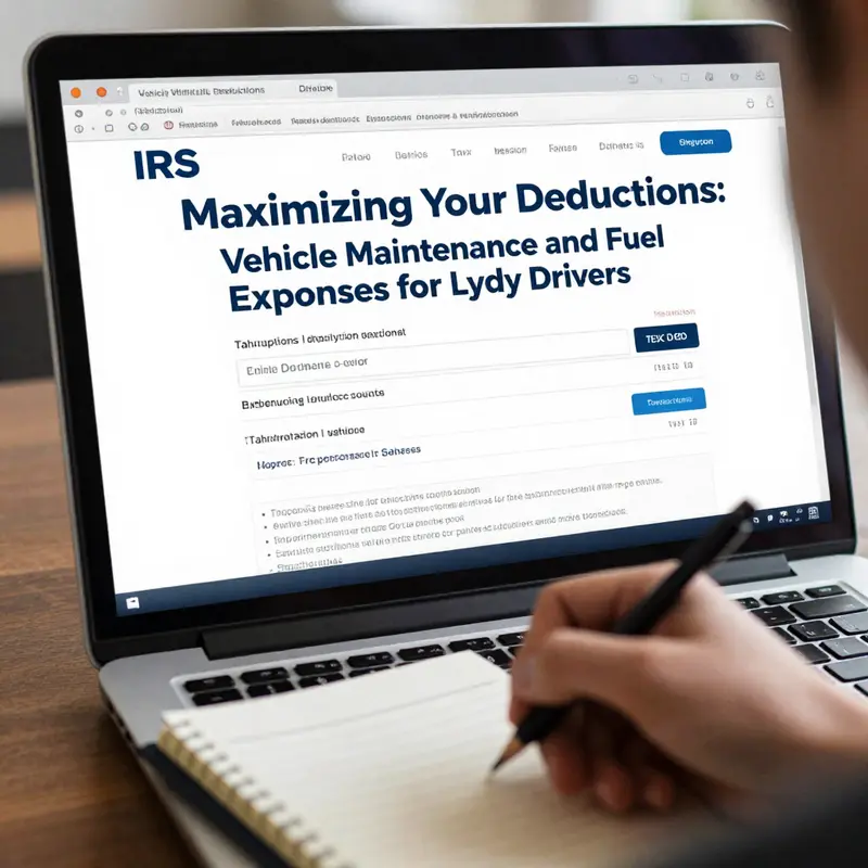 A Lyft driver refuels their vehicle, highlighting the importance of fuel expenses in ride-sharing.