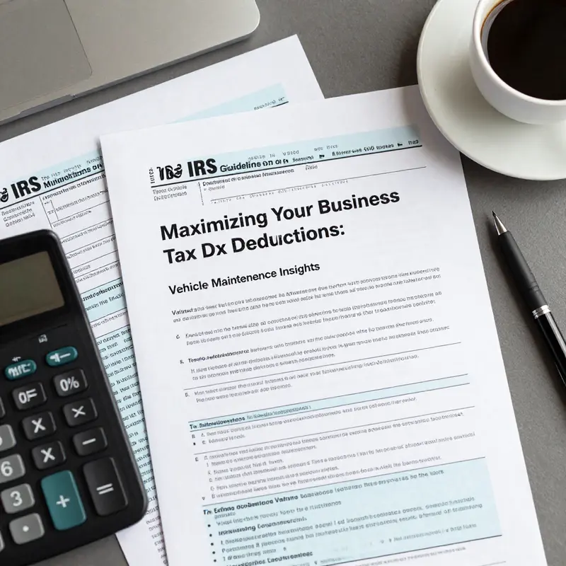 Mechanic performing maintenance, illustrating the connection to deductible vehicle expenses.