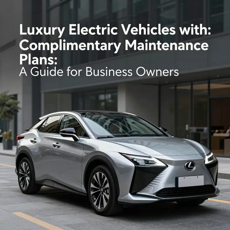 The Lexus RZ exemplifying luxury and innovative complimentary maintenance options for EV owners.