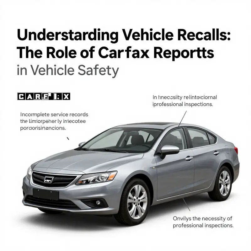 An overview of recall information on a Carfax report.