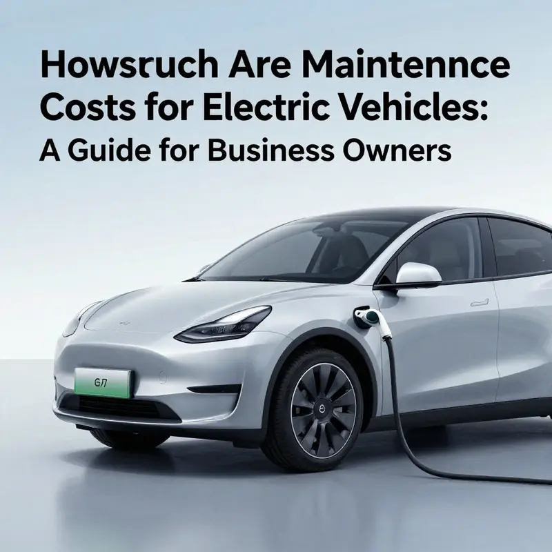 A comparison of maintenance costs that illustrates the factors leading to lower expenses for electric vehicles.