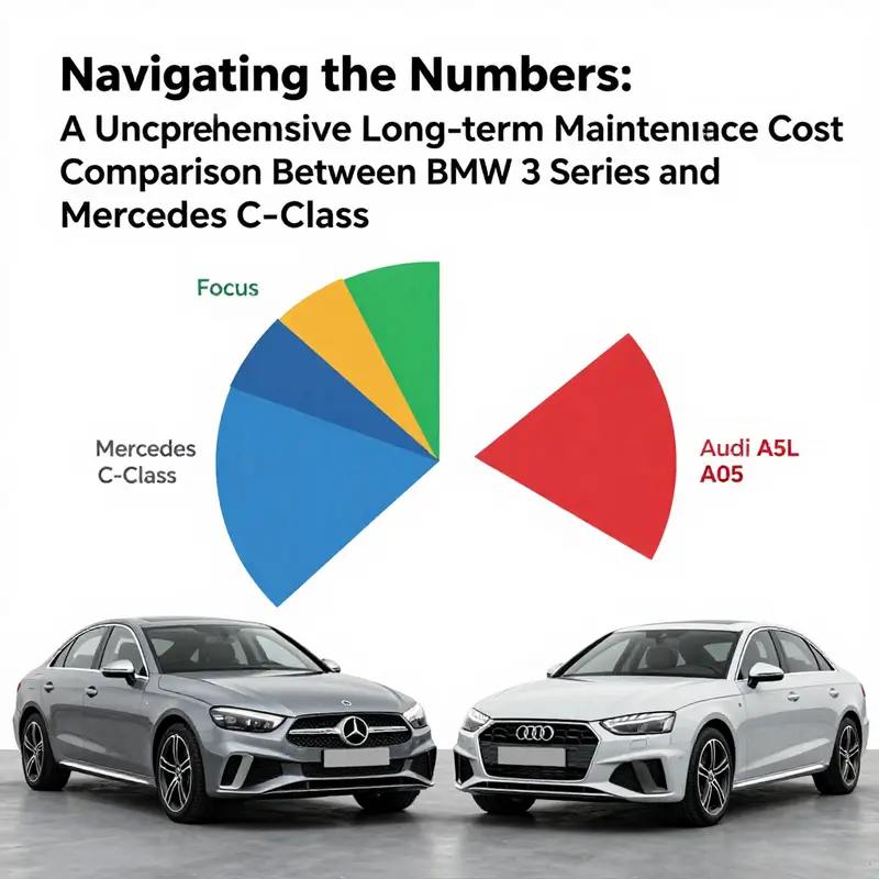 A comparative view of BMW 3 Series and Mercedes C-Class illustrating key distinctions in luxury and maintenance.