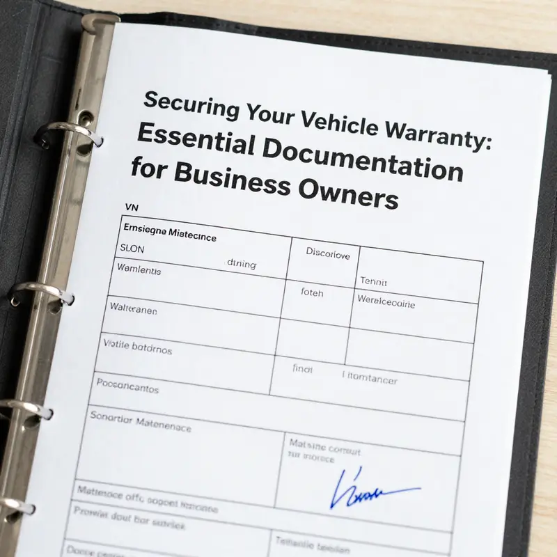 Detailed vehicle service records are crucial in proving warranty maintenance.