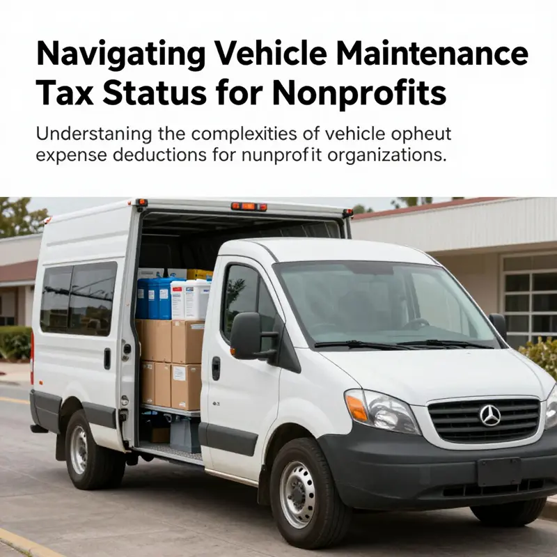 A nonprofit vehicle filled with essential supplies, symbolizing the commitment to community service.