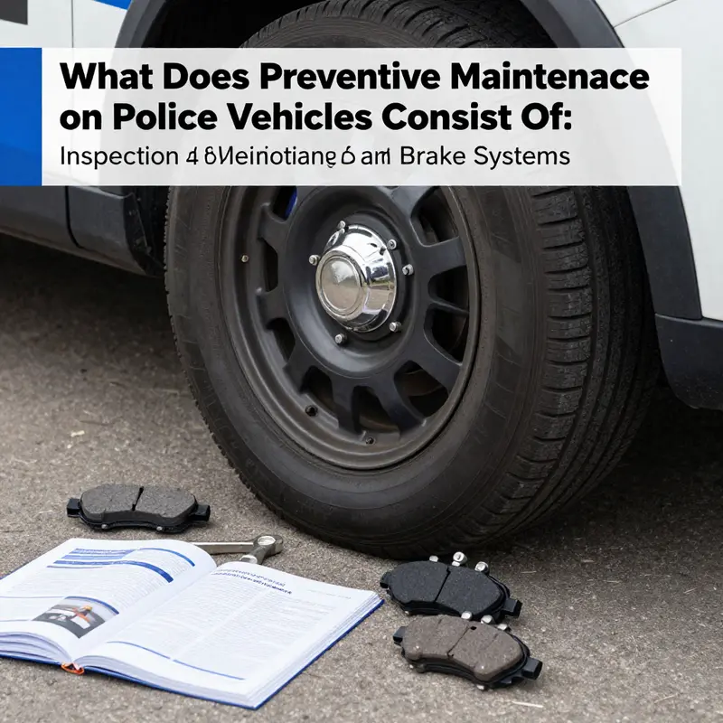 Fluid management is a critical component in maintaining the operational readiness of police vehicles.