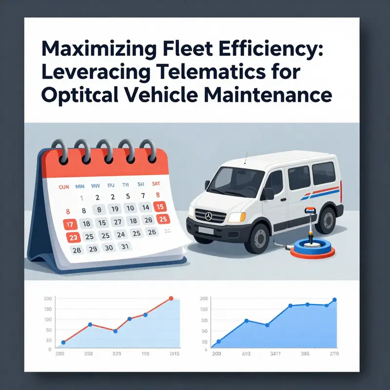A fleet manager utilizes telematics to monitor vehicle health in real-time.