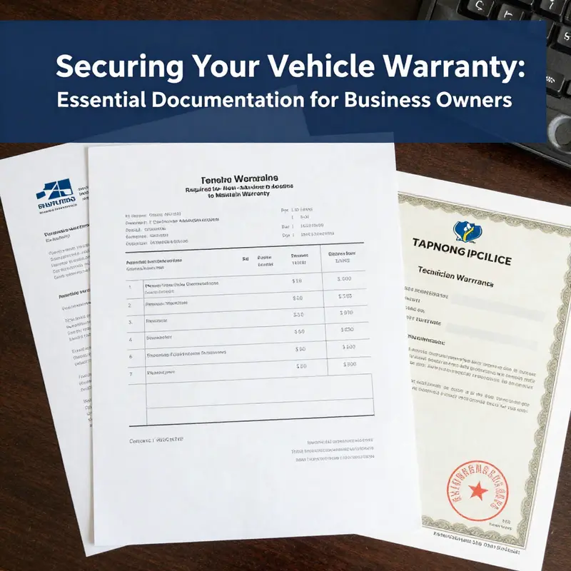 Detailed vehicle service records are crucial in proving warranty maintenance.