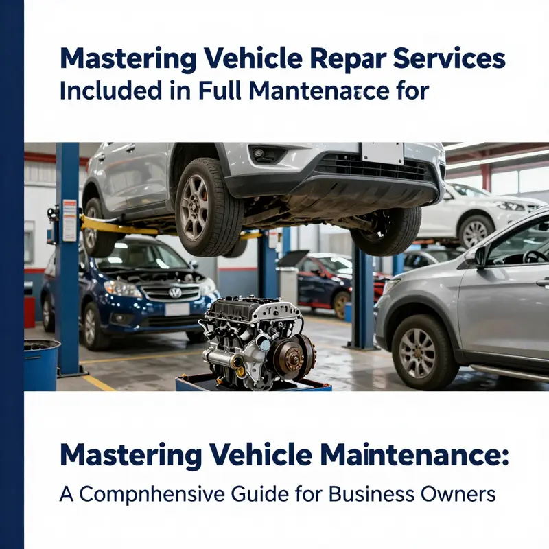 A comprehensive overview of the essential services included in full vehicle maintenance.