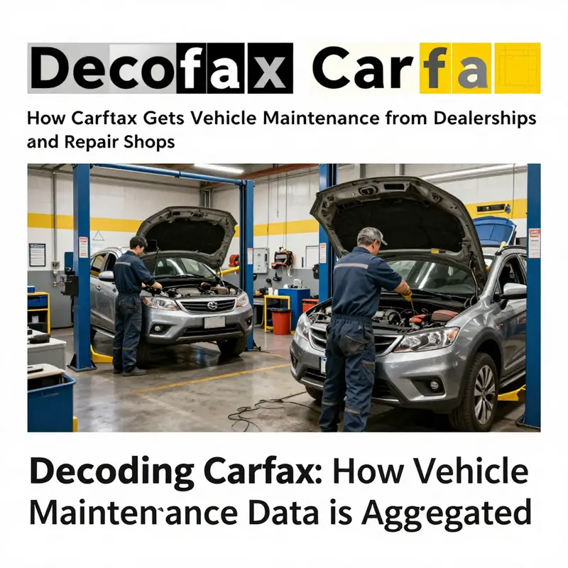 A car dealership that illustrates the partnership between Carfax and automotive manufacturers in data sharing.