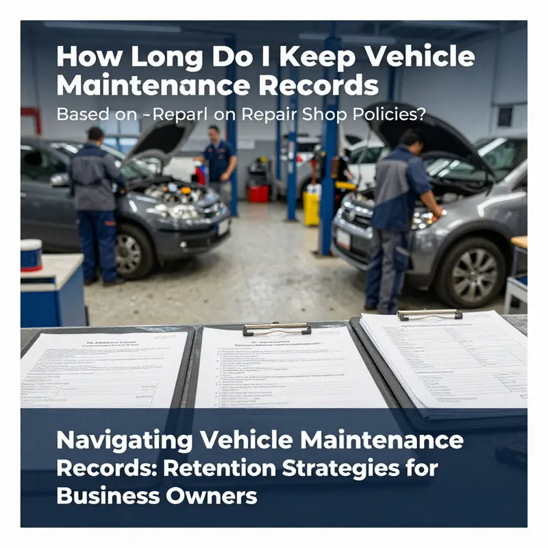 Navigating legal requirements for vehicle maintenance record retention.