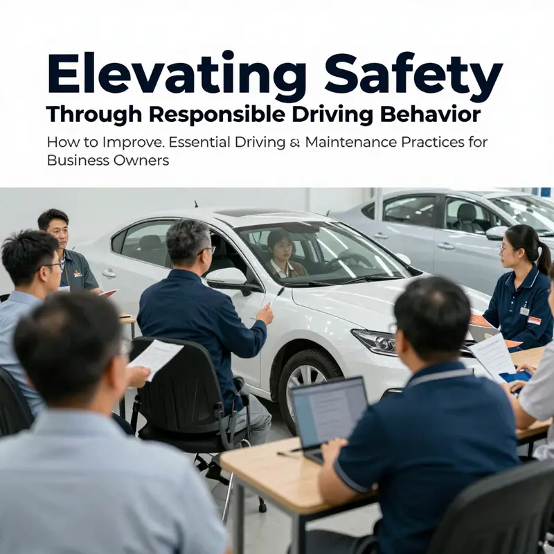 A responsible driver exemplifying safe driving habits on the road.