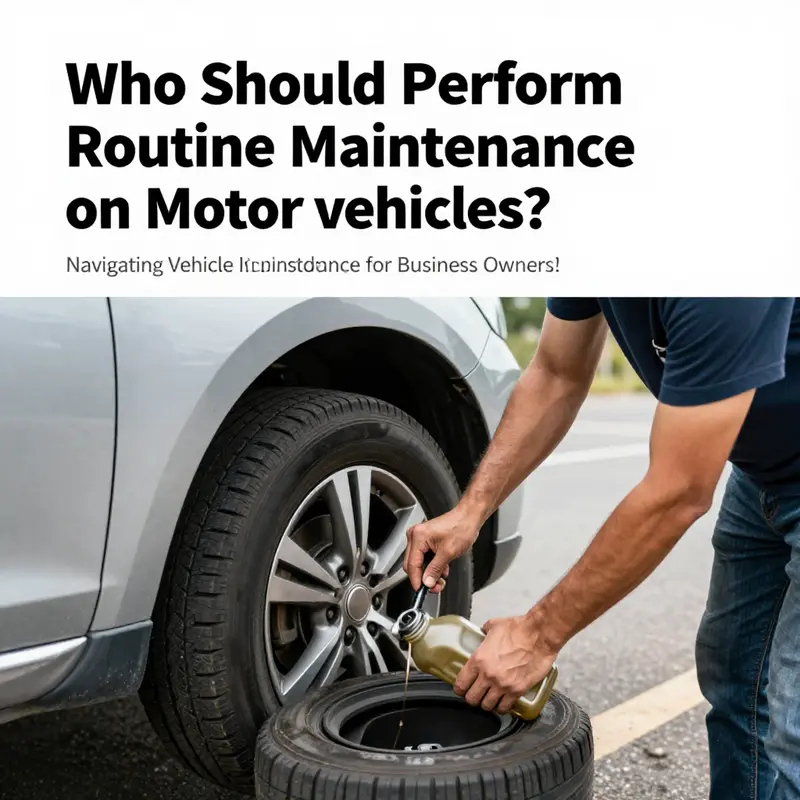 A driver conducts routine vehicle checks to ensure safety and readiness.