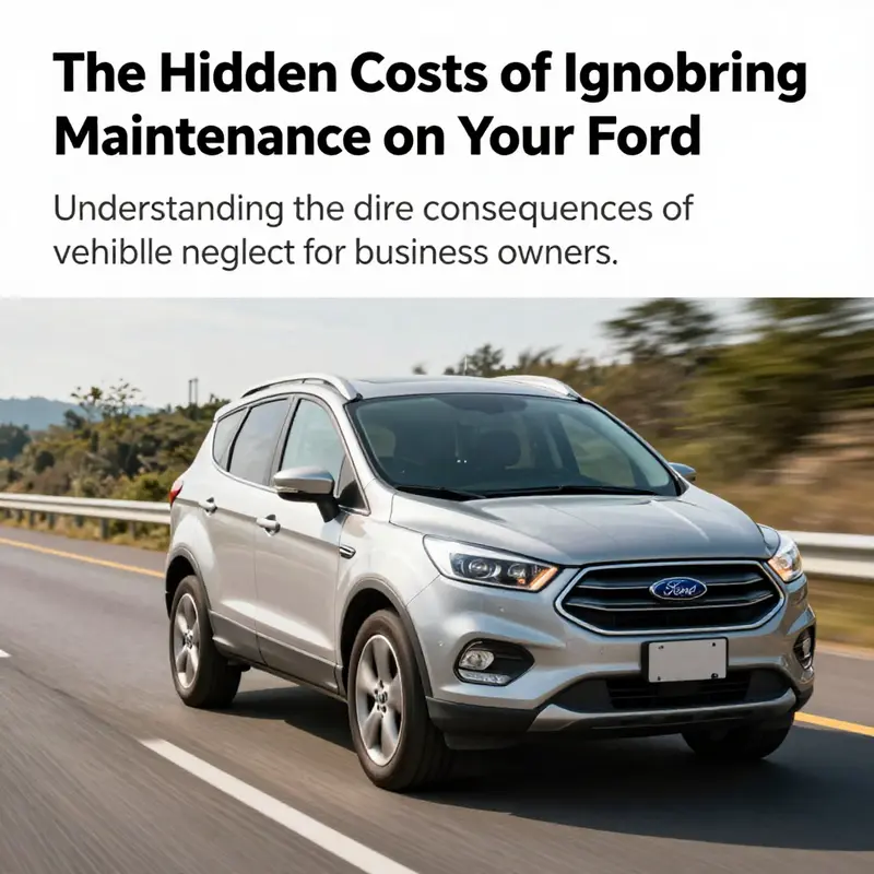 A Ford Escape driving confidently on a well-maintained road, symbolizing the peace of mind from routine maintenance.