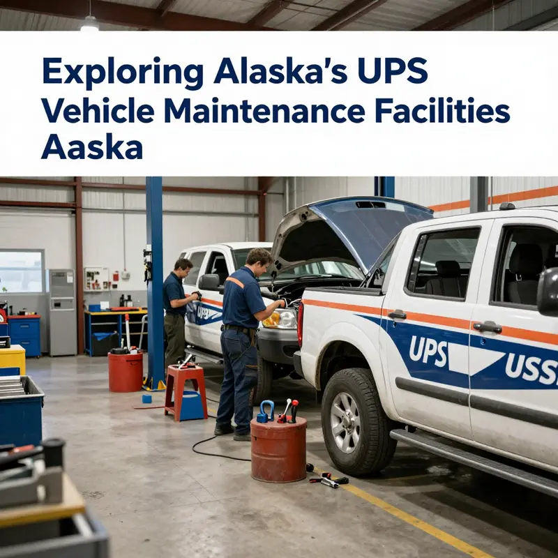The exterior of Alaska’s USPS Vehicle Maintenance Facility in Anchorage, a vital hub for postal operations.