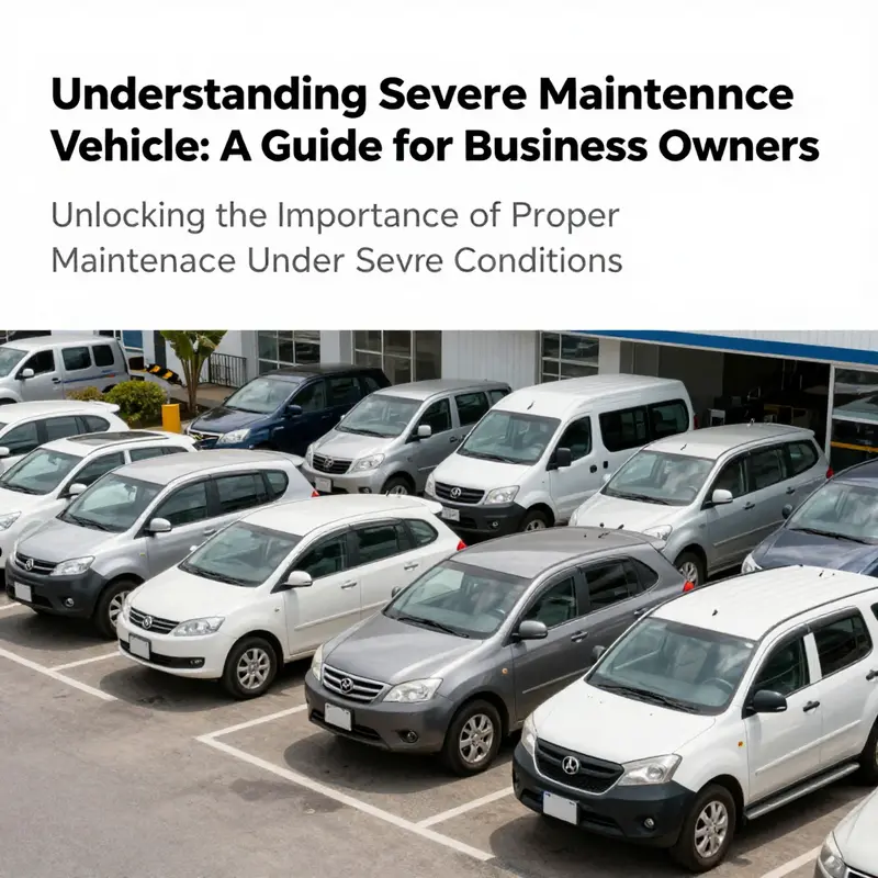 A fleet of vehicles poised for operation, indicating the need for severe maintenance practices.