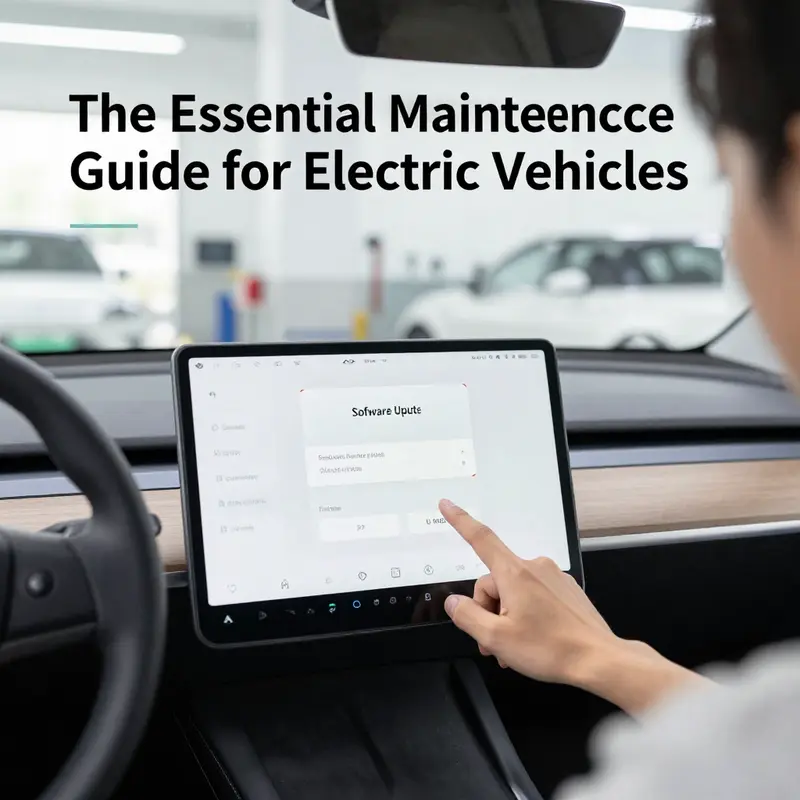 A technician checks the health of an electric vehicle battery to ensure optimal performance.