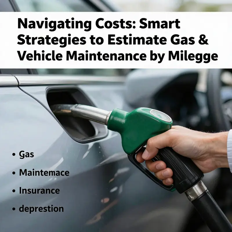 A close-up view of measuring fuel efficiency and cost analysis for vehicle maintenance.