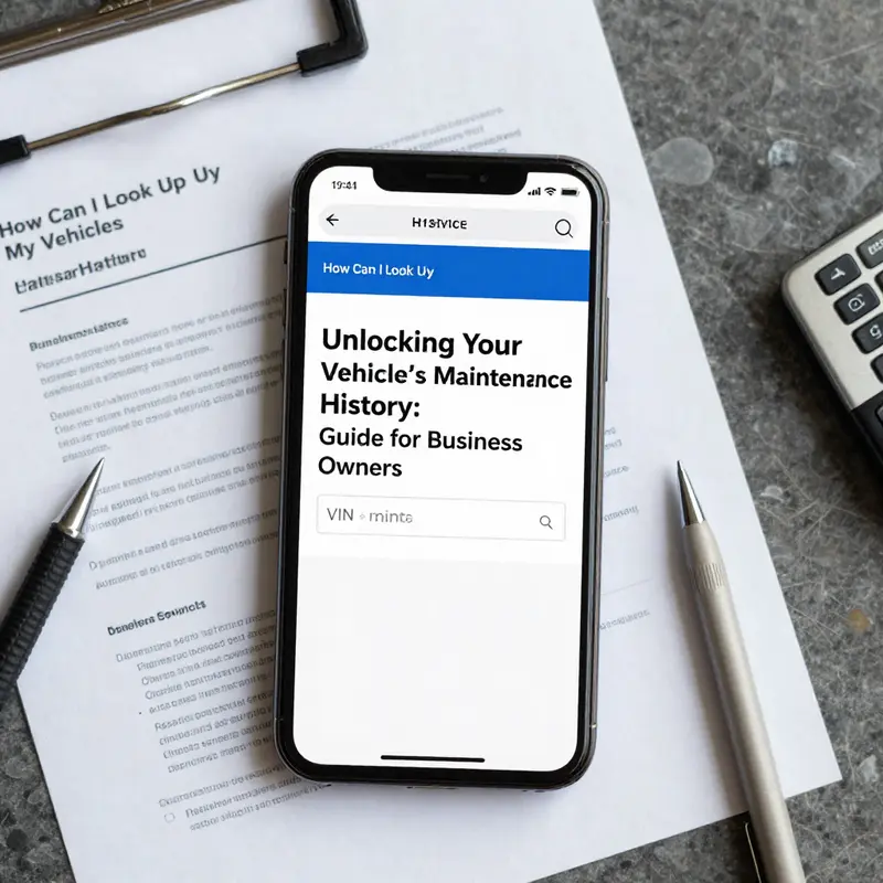 Using third-party platforms can streamline vehicle maintenance history lookup.